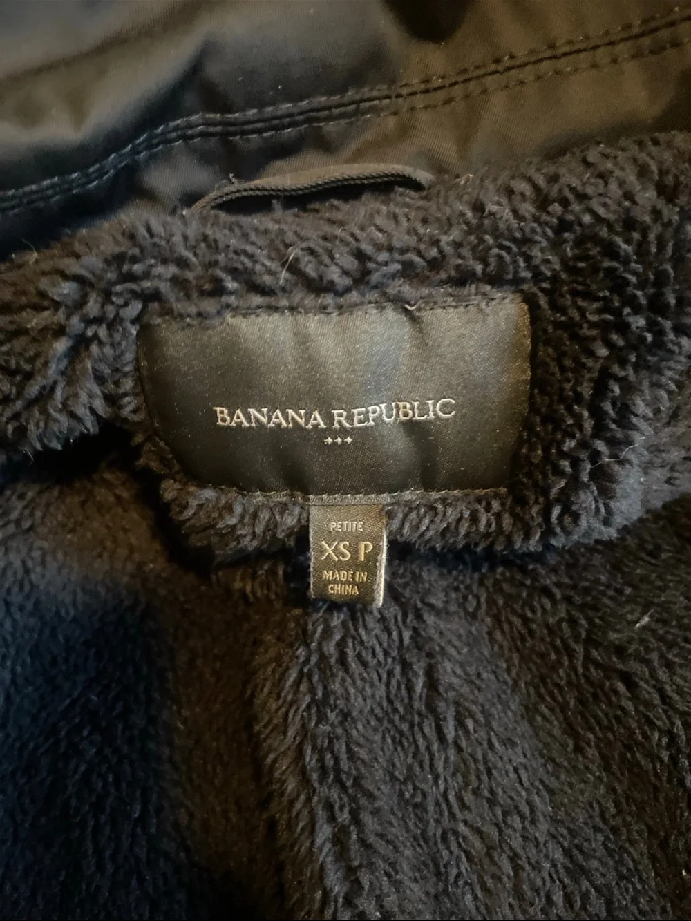 Black Faux-Fur Trim Parka Jacket - Women